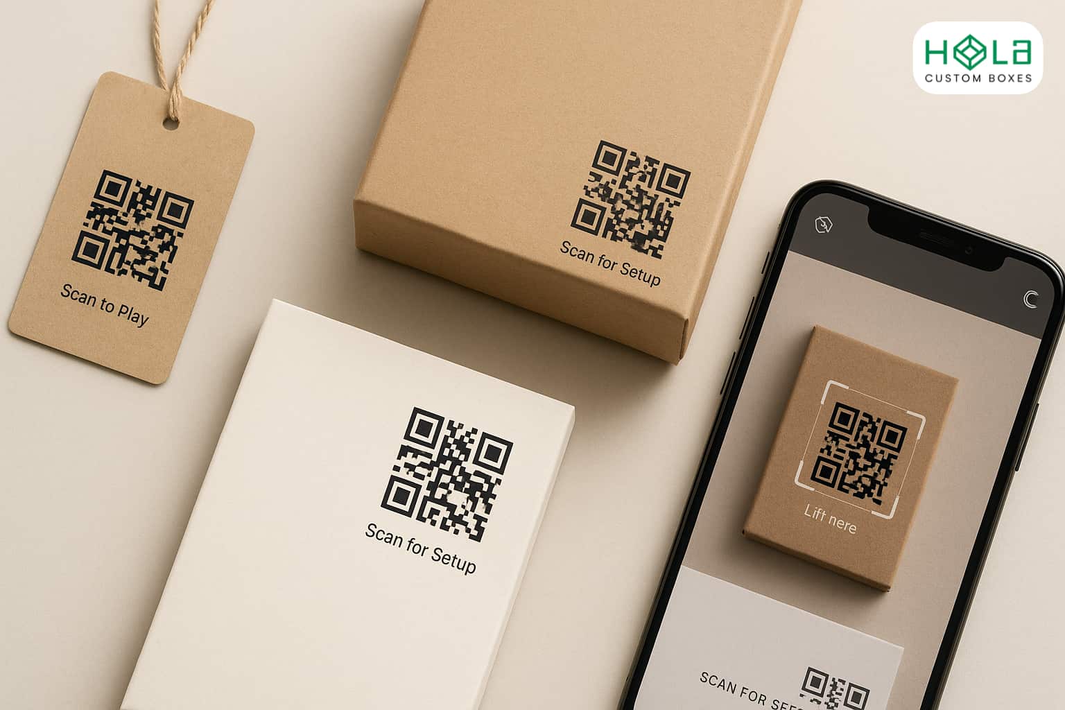 smart qr codes linking to setup